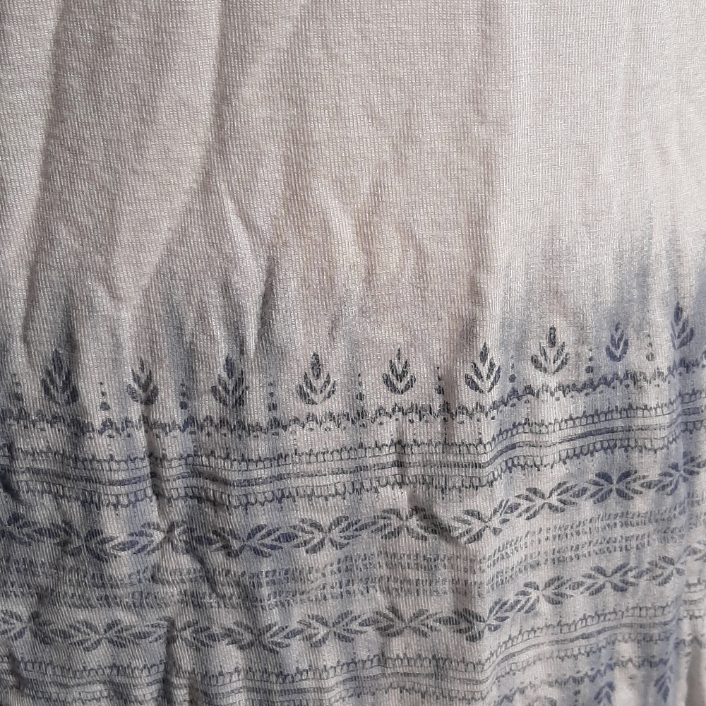 Blue & White Mudd Tank Top - Picture 5 of 5